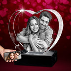3D Crystal Heart Gift for Valentine's Day